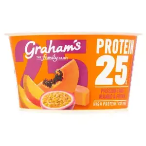 Passion Fruit, Mango & Papaya Fat Free Protein Yogurt - Graham's