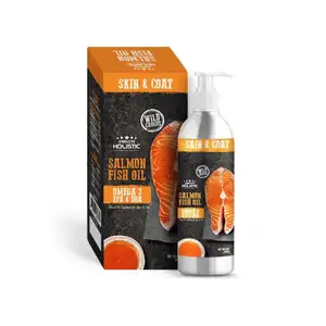Wild Salmon Fish Oil Natural Pet Supplement for Cats & Dogs - Absolute Holistic