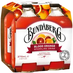 Blood Orange Sparkling Drink Bottle Pack - Bundaberg