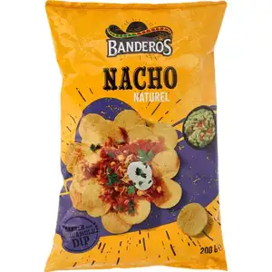 Natural Nacho Chips - Banderos 