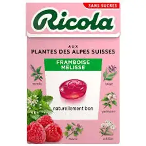 Raspberry Melissa Candy Sugar Free - Ricola