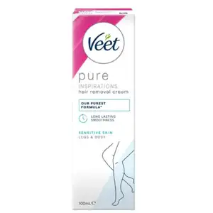 Legs & Body Pure Hair Removal Cream for Sensitive Skin - Veet