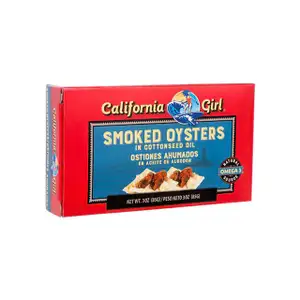 Smoked Oyster in Cottonseed Oil - California Girl