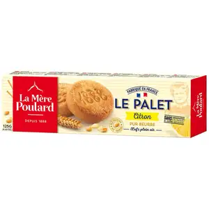 Lemon Pure Butter French Shortbreads - La Mère Poulard