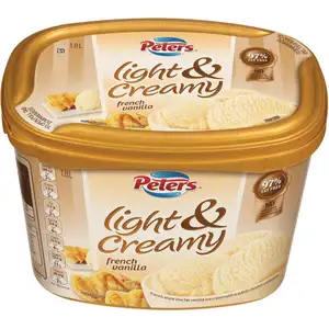 French Vanilla Light & Creamy Ice Cream - Peters