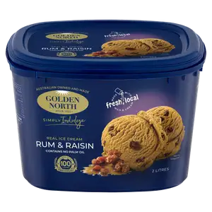 Rum & Raisin Ice Cream - Golden North