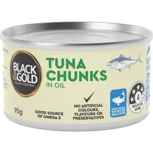 Tuna Chunks in Oil - Black & Gold