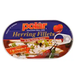 Herring Fillets in Hot Tomato Sauce - Polar