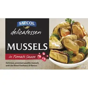 Mussels in Tomato Sauce - Safcol