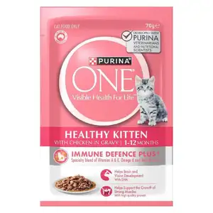 Healthy Kitten with Chicken in Gravy for 1-12 Months - Purina ONE