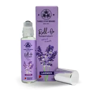 Roll-On Aromatherapy Oil Lavender - Three Star Brand
