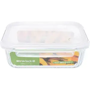 Wave Lock Glass Container Box - Neoflam