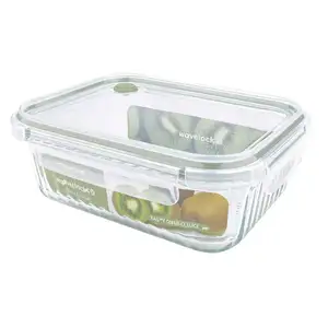 Wave Lock Glass Container Box - Neoflam
