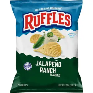 Jalapeño Ranch Flavoured Potato Chips - Ruffles