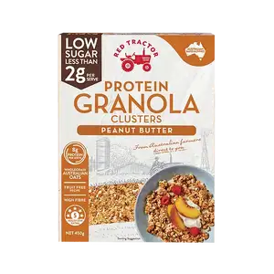 Peanut Butter Protein Granola Clusters - Red Tractor