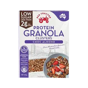 Choc Almond Protein Granola Clusters - Red Tractor