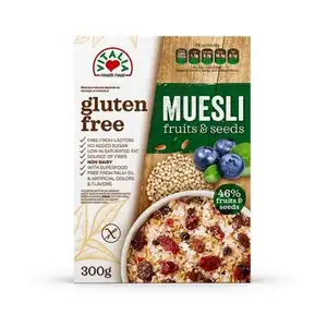 Fruits & Seeds Gluten Free Muesli No Sugar Added - Vitalia