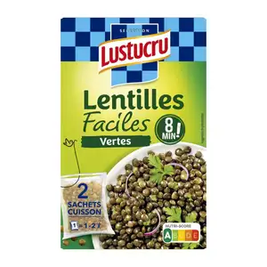 Green Lentils - Lustucru