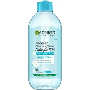 Salicylic BHA Micellar Cleansing Water for Dull, Acne Prone Skin - Garnier