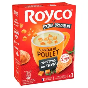 Chicken Supreme with Thyme Croutons Soup - Royco