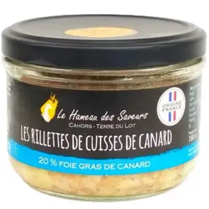 Duck Leg Rillettes with 20% Duck Foie Gras - Le Hameau des Saveurs