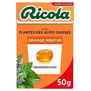 Orange Mint Candy Sugar Free - Ricola