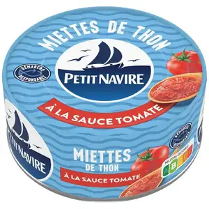 Tuna Flakes in Tomato Sauce - Petit Navire