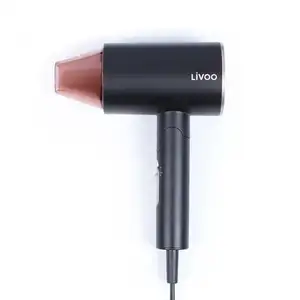 1600W Black/Pink Hair Dryer - Livoo
