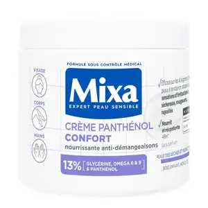 Panthenol Comfort Cream for Face, Body, and Hands - Mixa