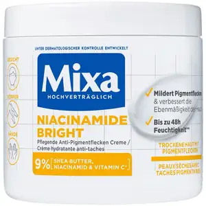 Niacinamide Bright Cream for Face, Body, and Hands - Mixa