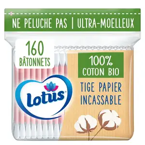 Organic Cotton Buds - Lotus Paper