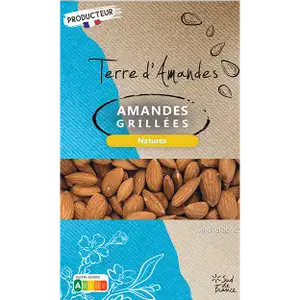 Nature Salted Roasted Almonds - Terre d'amandes