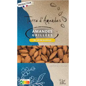 Salted Roasted Almonds with Gruissan Salt - Terre d'amandes