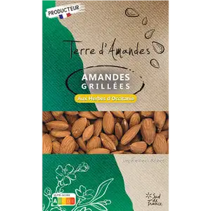Salted Roasted Almonds with Herbs from Occitanie - Terre d'amandes