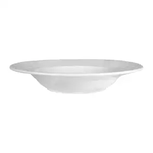 Porcelain White Soup Plate - Geneviève Lethu