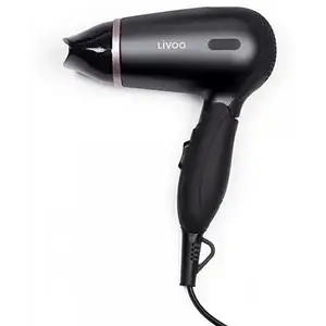 Black Foldable Travel Hair Dryer - Livoo