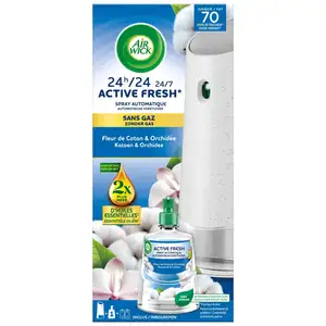 Active Fresh Cotton Softness Automatic Spray Air Freshener - Air Wick