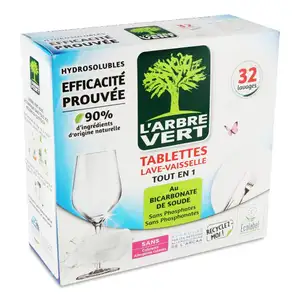 Soda Bicarbonate Dishwasher Tabs - L'Arbre Vert