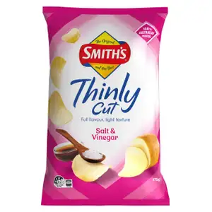 Salt & Vinegar Thinly Cut Chips - Smith's