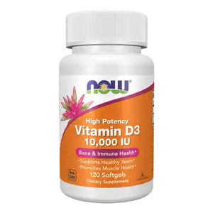 High Potency Vitamin D3 10,000 IU - NOW Foods