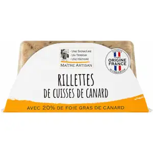 Duck Leg Rillettes with 20% Duck Foie Gras - Le Hameau des Saveurs