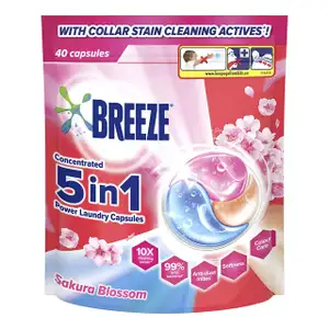 5in1 Power Laundry Capsules Sakura Blossom - Breeze