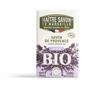 Organic Lavender Provence Soap Bar - Maitre Savon De Marseille