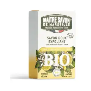 Organic Exfoliating Gentle Lemon Soap Bar - Maitre Savon De Marseille