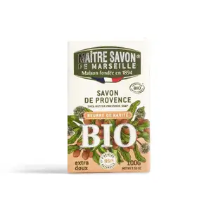 Organic Shea Butter Provence Soap Bar - Maitre Savon De Marseille
