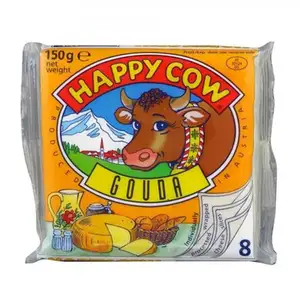 Gouda Processed Cheese Slices - Happy Cow