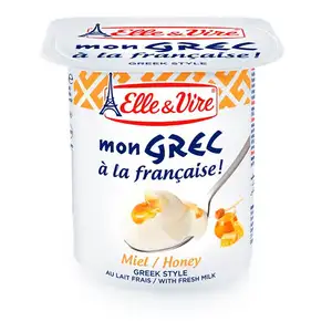 Honey Greek Yogurt - Elle & Vire