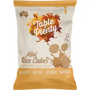 Rice Cake Caramel & White Chocolate Topped - Table of Plenty