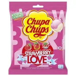 Strawberry Lollipop Candies - Chupa Chups