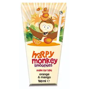 Orange & Mango Smoothie - Happy Monkey